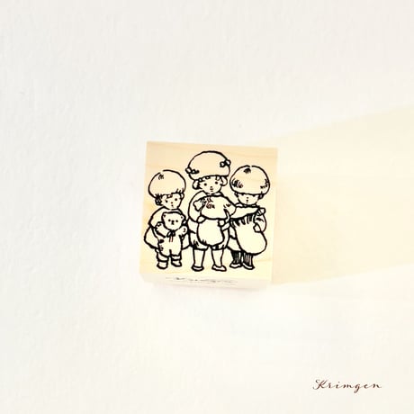 No. 290 "Mushroom (Children)" Stamp （きのこたちのスタンプ）
