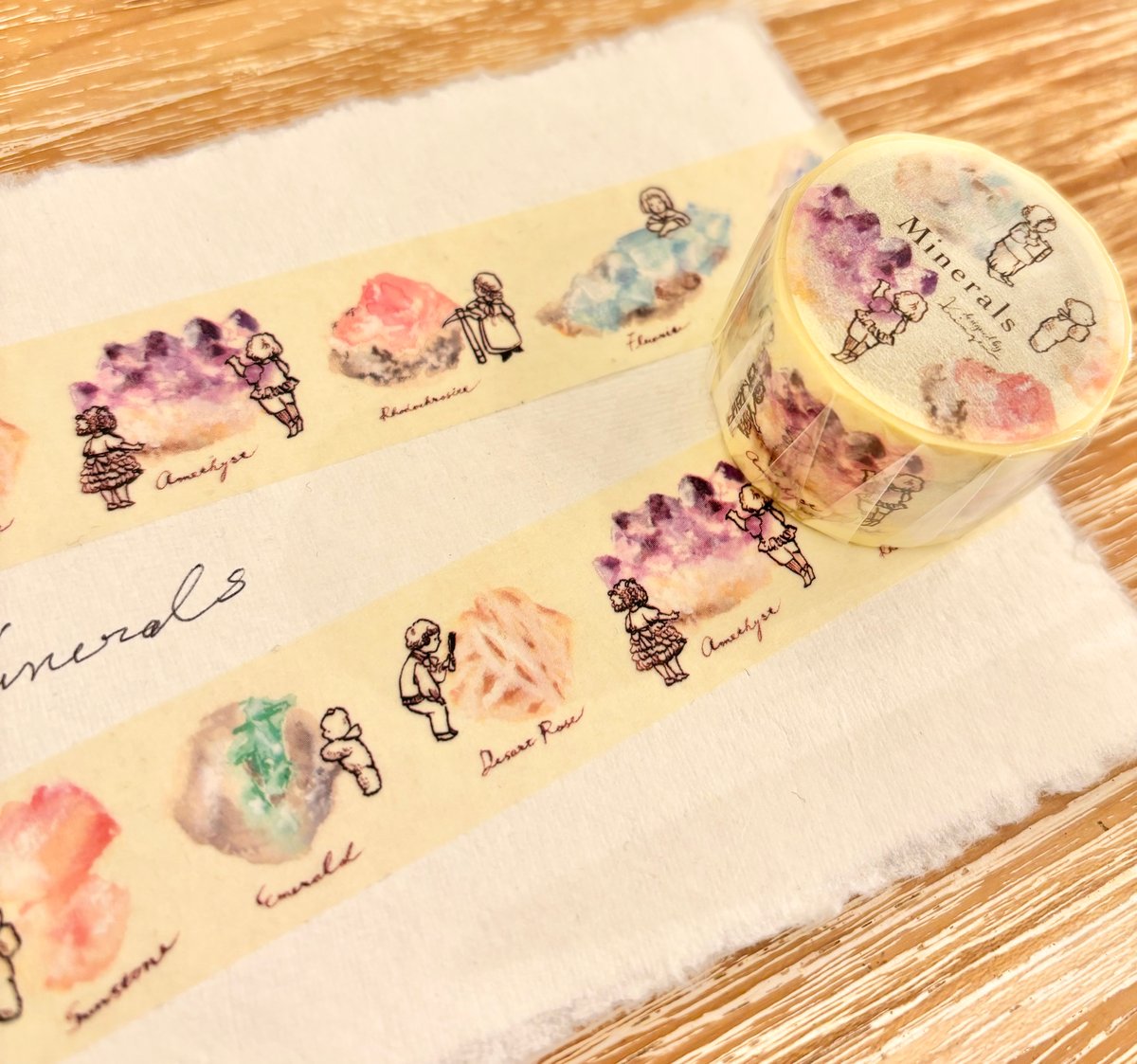 Minerals washi tape （鉱物のマスキングテープ） | Krimgen