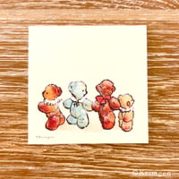 "Happy Bears" memo pad