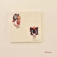 "Butterfly" memo pad  蝶のメモ帳