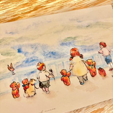24K-34: "River" postcard