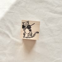 No.196: Violin Cat （バイオリンを弾く猫）ハンコ