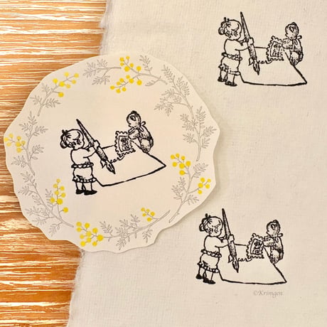 No.276: "Writing a Letter" Stamp （手紙を書くハンコ）