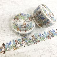 Blue Flowers マスキングテープ
