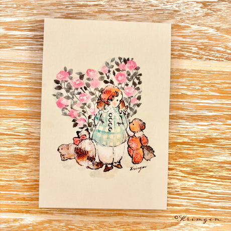 25K-07: "Red Roses" postcard