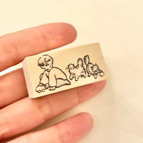 No.243: Cat Friends （ネコの友達）ハンコ