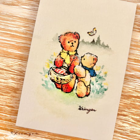 25K-20: "Interested in the butterfly" postcard