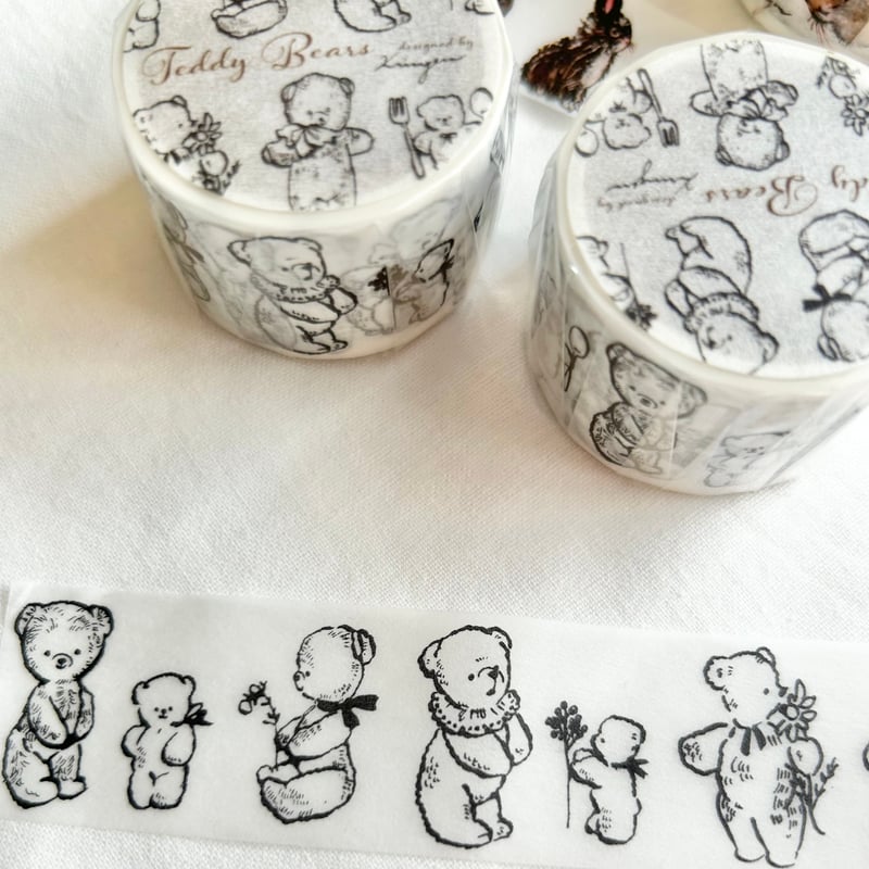 Teddy Bears マスキングテープ | Krimgen