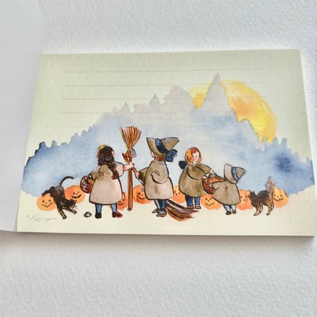"Halloween Party" memo pad  ハロウィンパーティメモ帳