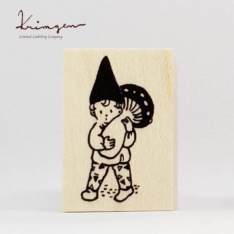 Carrying mushroom  ハンコ