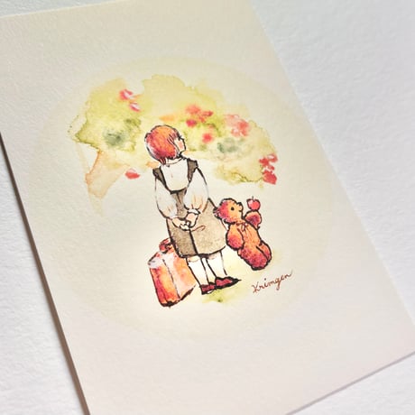 24K-45: "Red Apple Boy" postcard