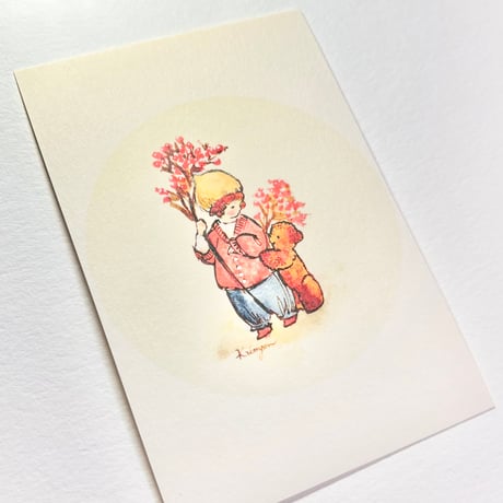 24K-43: "Red Berry" postcard