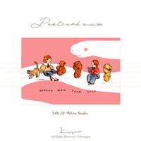 24K-52: "White Snake" postcard