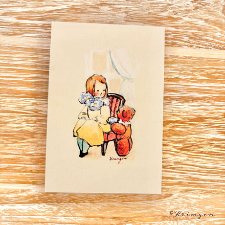 25K-19: "Have some tea?" postcard