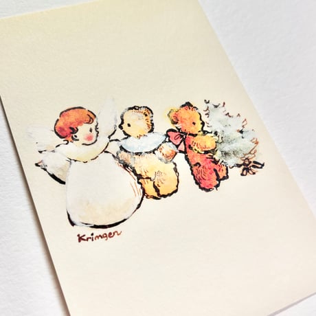 24K-55: "Baby Angel - Tree -" postcard