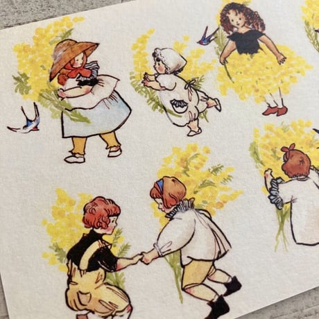 Mimosa and Children ポストカード