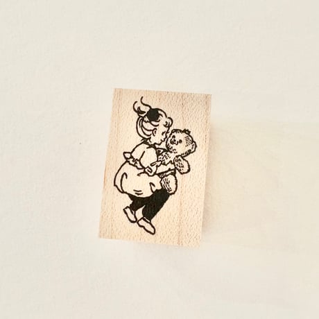 No.16: "Jumping" rubber stamp  ジャンプするスタンプ