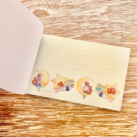 "Airy Moon"  memo pad メモ帳