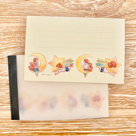 "Airy Moon"  memo pad メモ帳