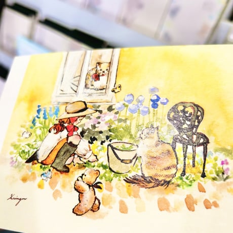 Gardening ポストカード