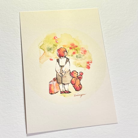 24K-45: "Red Apple Boy" postcard