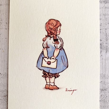 Letter Girl ポストカード