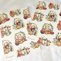 Teddy Bears (drum and violin) ポストカード