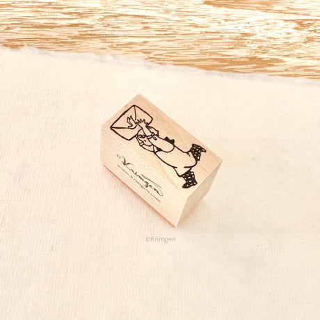 No.274: "Carrying a Letter" Stamp （手紙を運ぶハンコ）