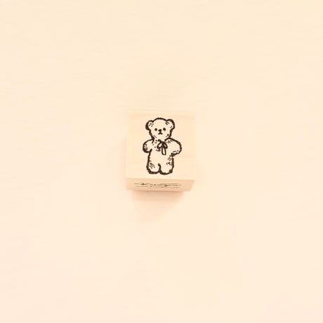 No.252: Fluffy Bear stamp（ふわふわくまハンコ）
