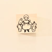 No. 256 "Little Cute Things" rubber stamp