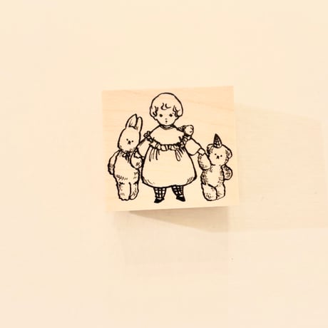 No. 256 "Little Cute Things" rubber stamp