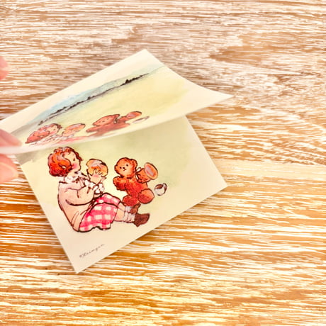 "Child Eating Bread" memo pad