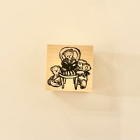 No.245: Bear Reading a Book to Bears （くまたちに読み聞かせるくま）ハンコ