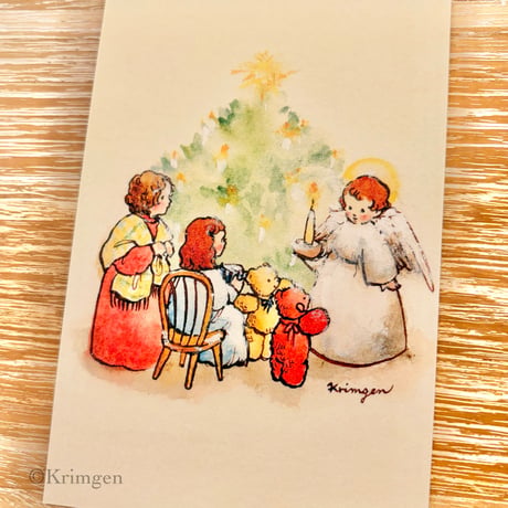 25K-46: "Conversation with an Angel" postcard 天使との会話ポストカード