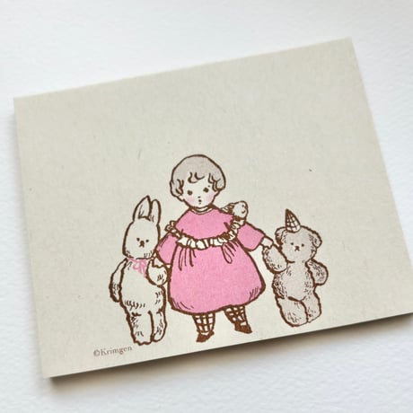 "Little Cute Things"  memo pad  (小さくてかわいいものたち メモ帳）