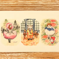 24K-25: "The Cat's Office" postcard  （猫の事務所ポストカード）