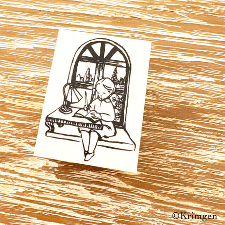 No.267 Window (writing) Stamp （窓のスタンプ）