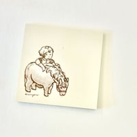 "Miniature Horse"  memo pad
