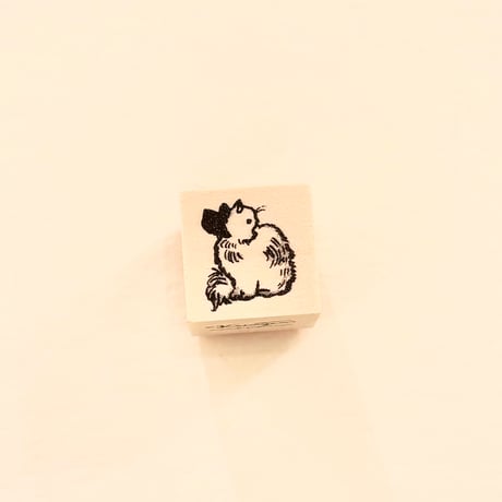 No.251: "Maro" stamp（猫の小さなスタンプ, "マロ”）
