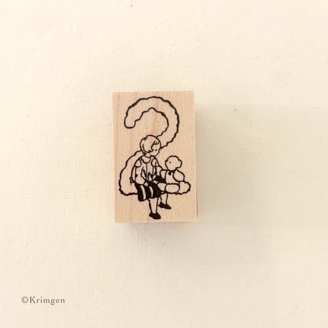 No.285: "2 + Boy" Stamp （２と男の子の ハンコ）