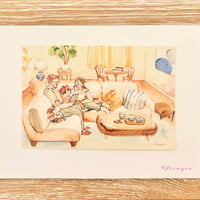 26K-17: "Family" postcard（「家族」ポストカード）