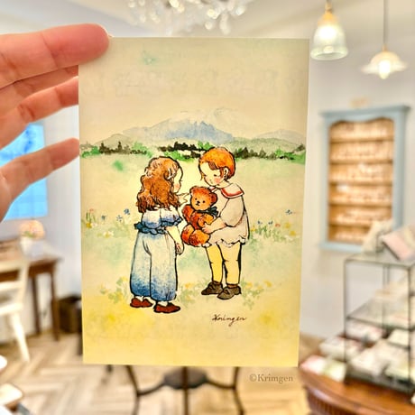 25K-05: "Introducing my Friend" postcard