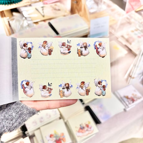 "Blue Angels" memo pad  青い天使メモ帳