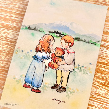 25K-05: "Introducing my Friend" postcard