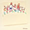 \"Colorful children\" memo pad  カラフルな子供達メモ帳