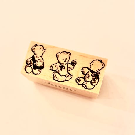 “Three Bears” Stamp （No.234) 三匹のくまハンコ
