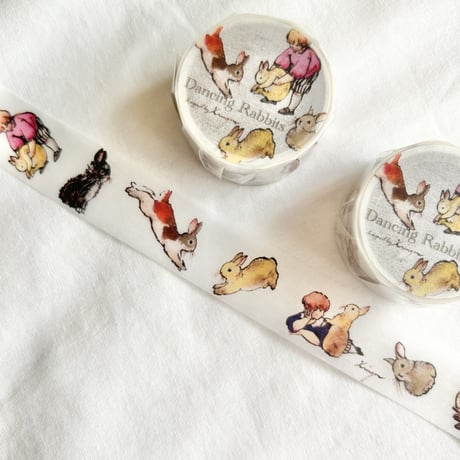 Dancing Rabbit マスキングテープ (washi tape)