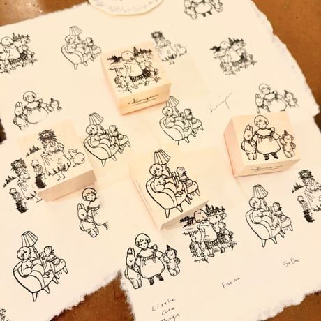 No. 254 "Farm" rubber stamp