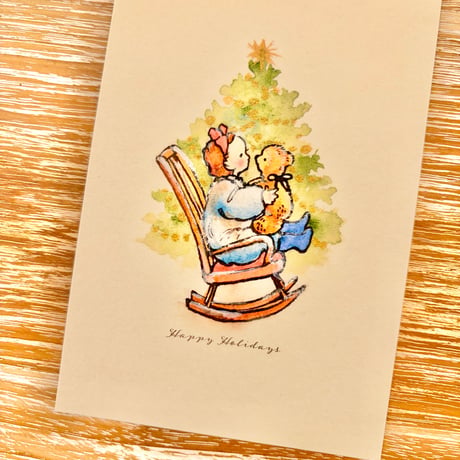 25K-38: "Rocking chair" postcard