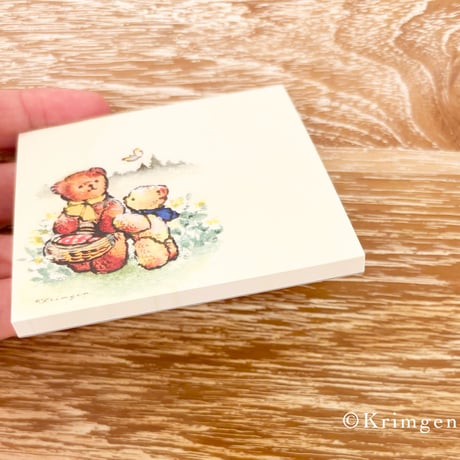 "Bears Shopping" memo pad